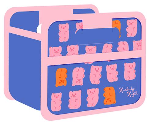 PREORDER: Meori Foldable Box in Mini Gummy Bear