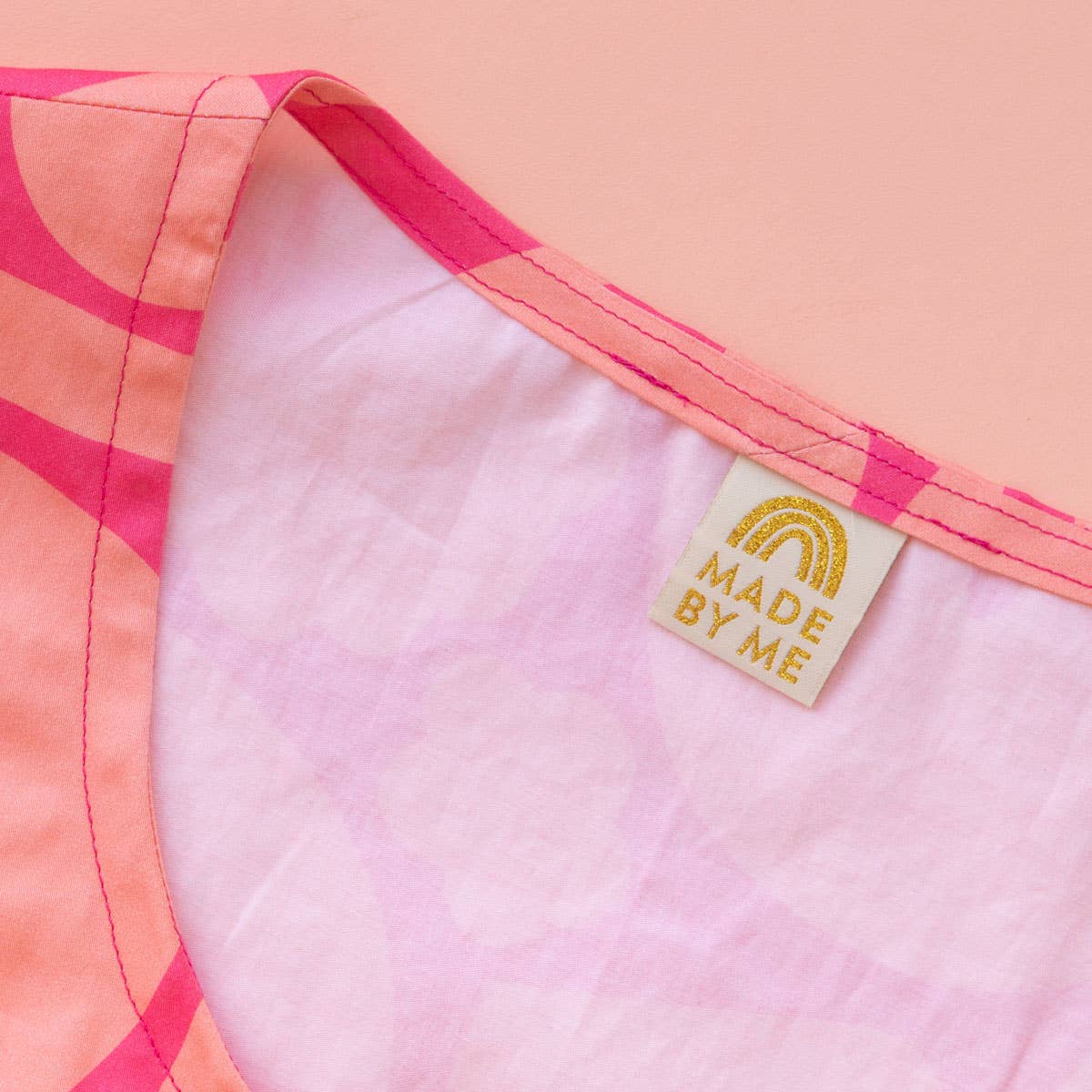 Made by Me - Gold Sewing Woven Clothing Label Tags