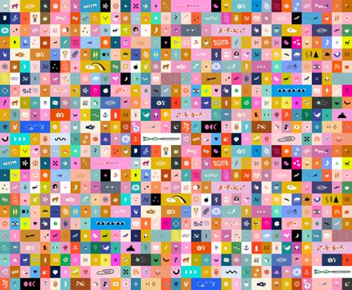 Selvedge Magic Icons Multi