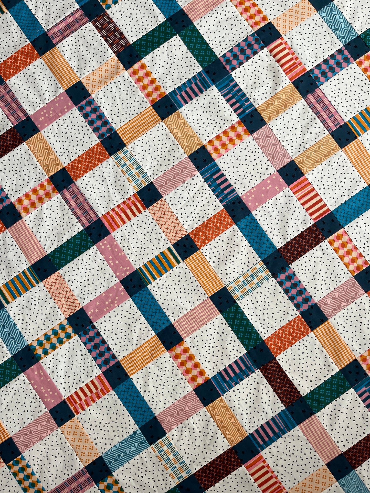 Geometric Ivy Quilt Kit