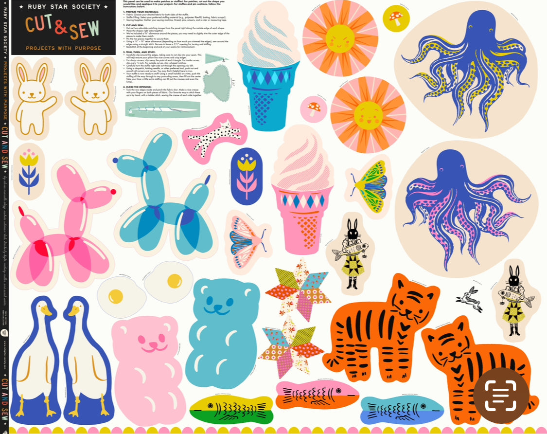 PREORDER: Cut and Sew Panel