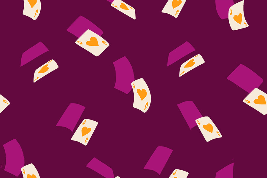 PREORDER: Hello Alice Falling Aces in Purple Velvet