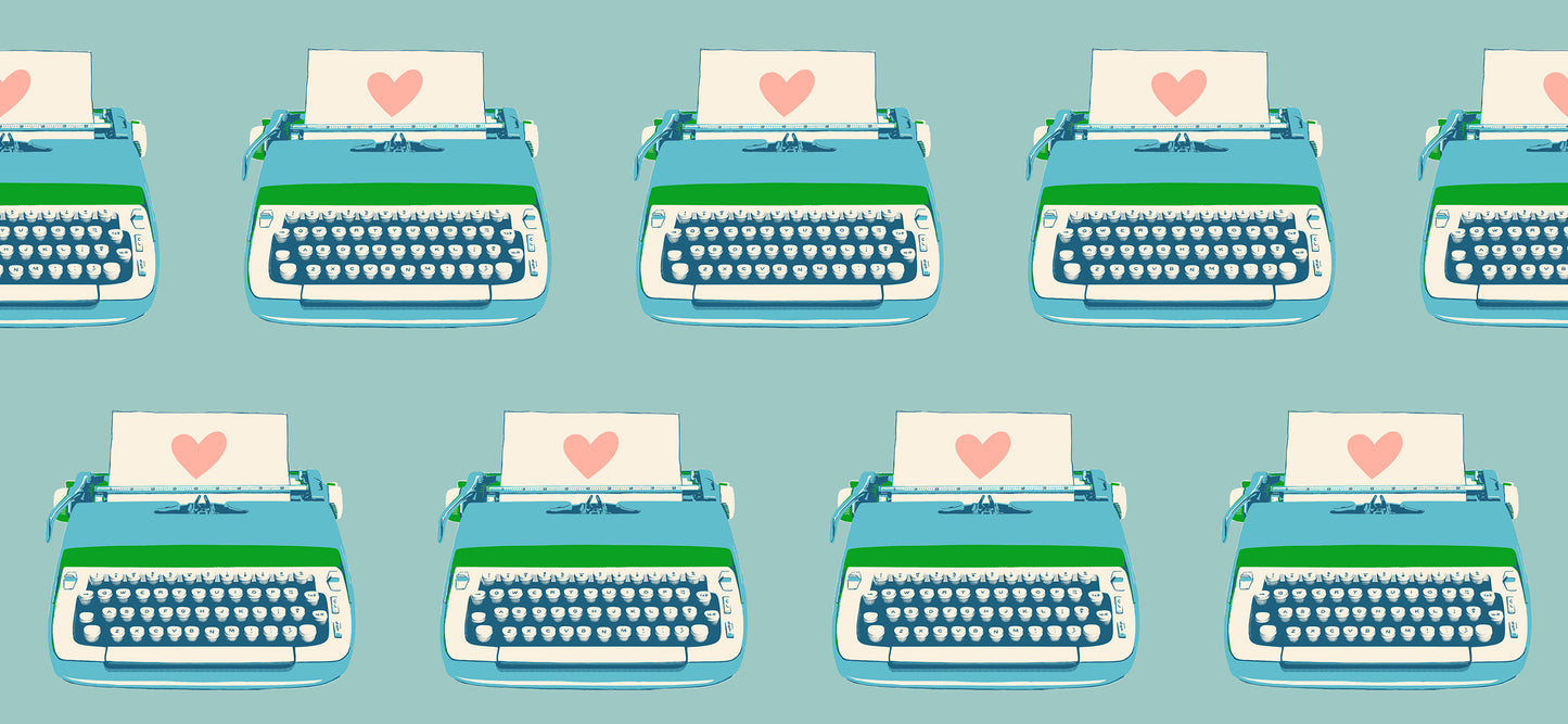 PREORDER: Best Day Ever Typewriters in Turquoise