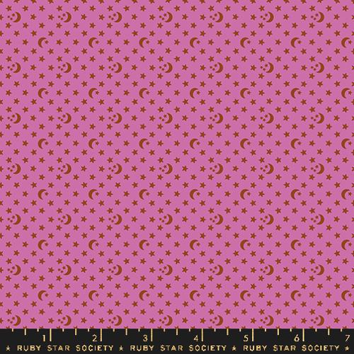 Ooh Lucky Lucky Moon And Stars In Heliotrope