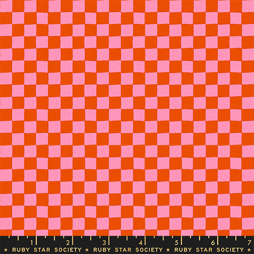 PREORDER: 1-800-CALICO Block Print in Warm Red