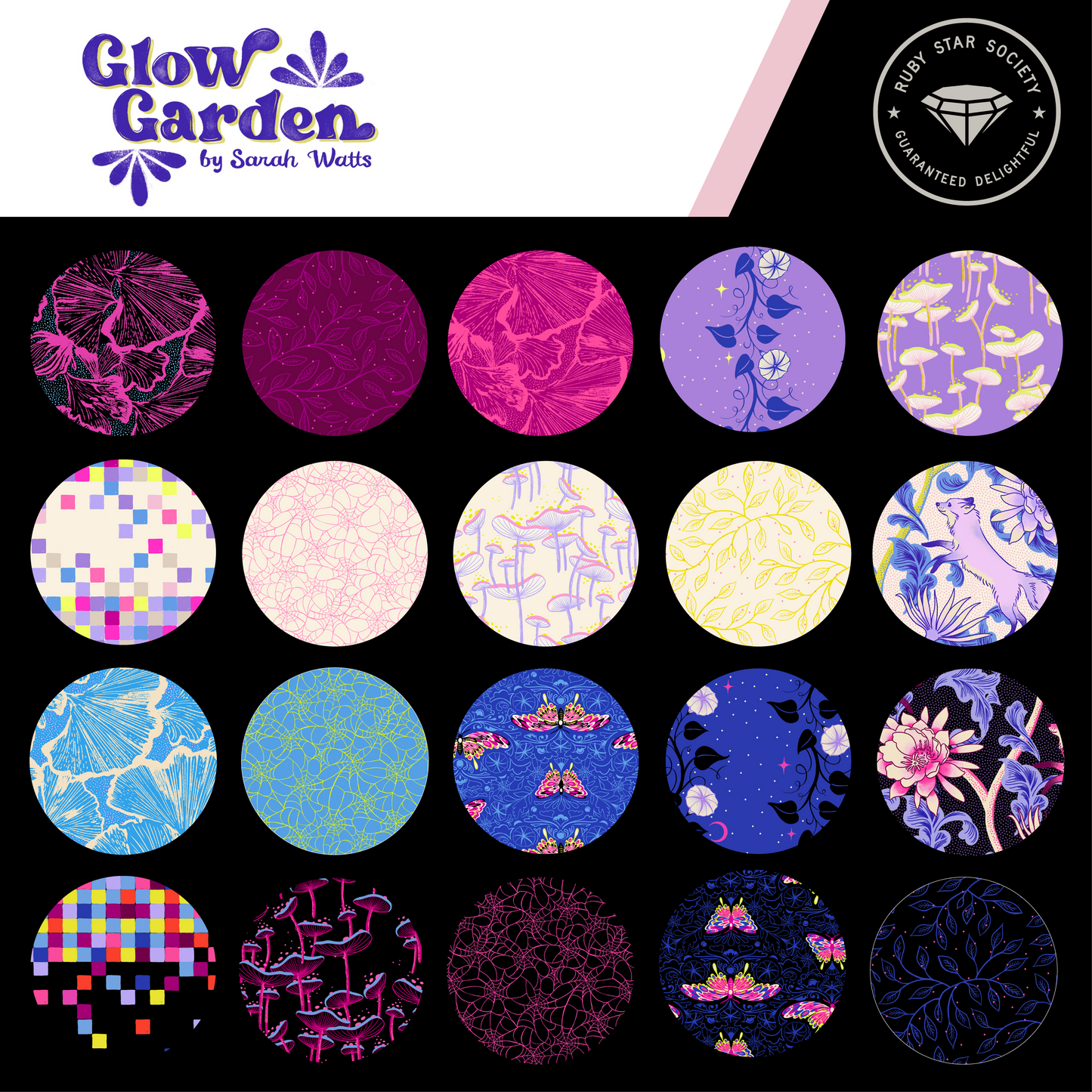 PREORDER: Glow Garden Charm Pack