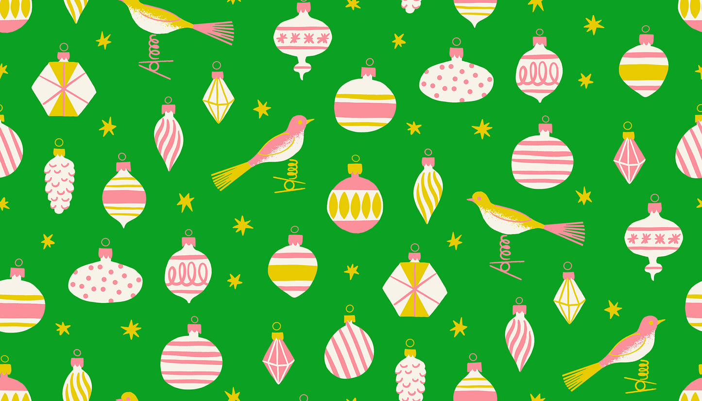 PREORDER: Merry Happy Baubles in Verdant