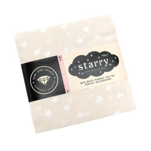 Starry New White on Natural Charm Pack