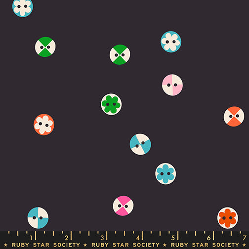 PREORDER: 1-800-NOTION Buttons in Soft Black