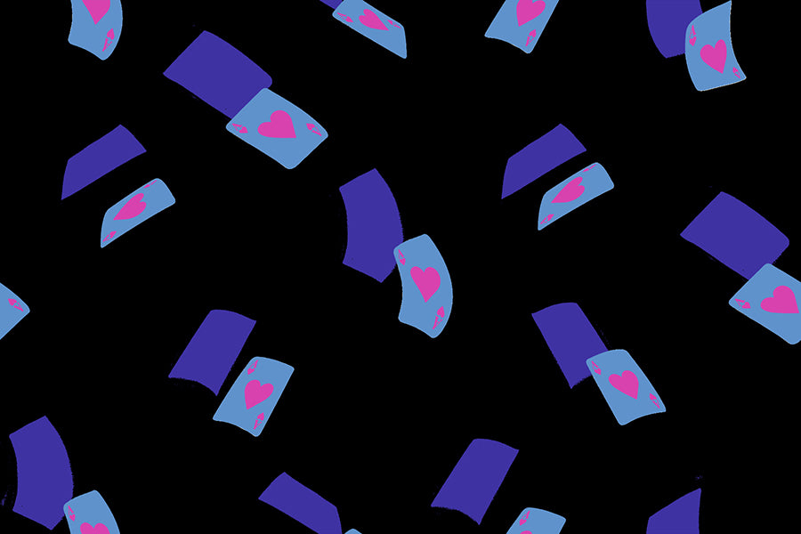 PREORDER: Hello Alice Falling Aces in Black