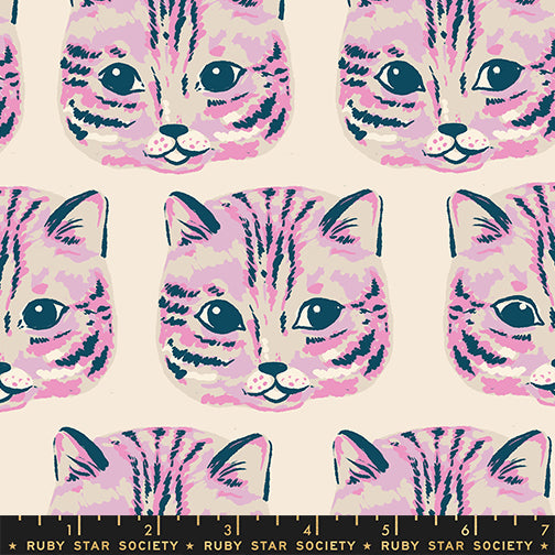 PREORDER: Oops All Cats Meow Meow Canvas in Macaron