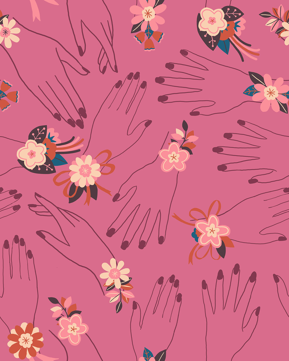 PREORDER: Corsage in Hibiscus