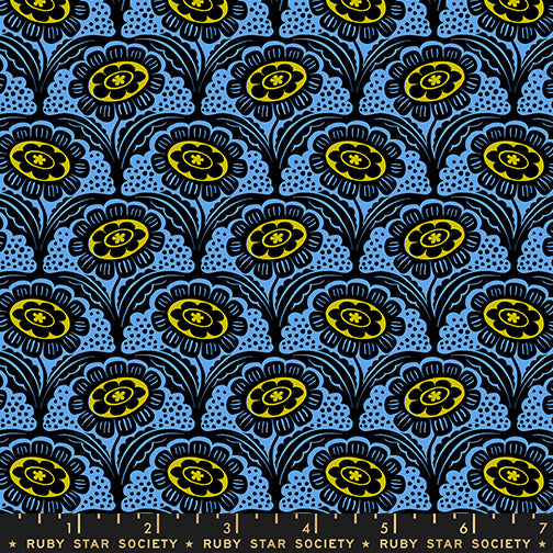 Preorder: Ink Shop Scallop Flower in Lindley Blue