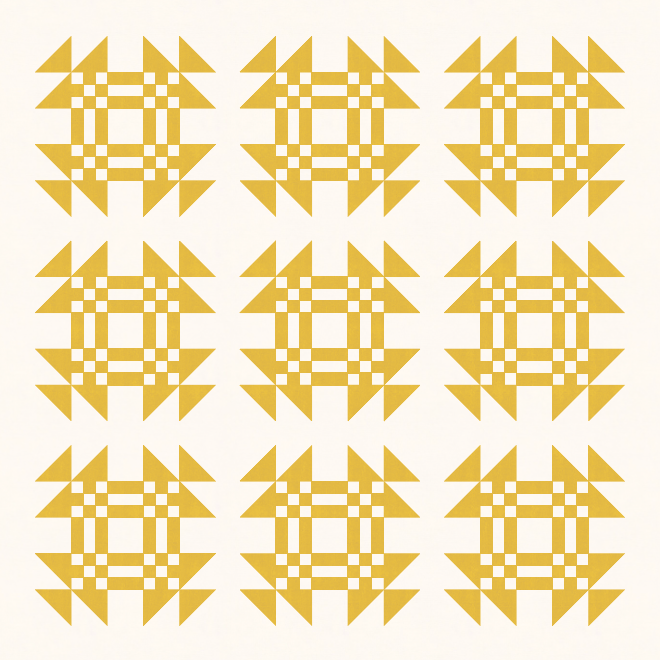 Gables Quilt Pattern | Paper Version