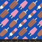 PREORDER: Sugar Cone 2 Ice Pops in Royal Blue