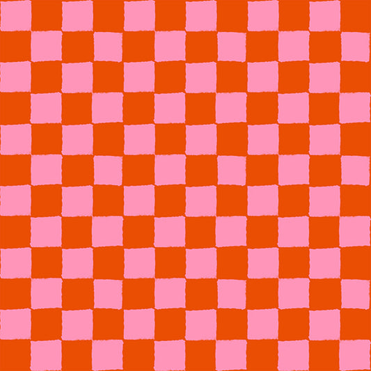 PREORDER: 1-800-CALICO Block Print in Warm Red