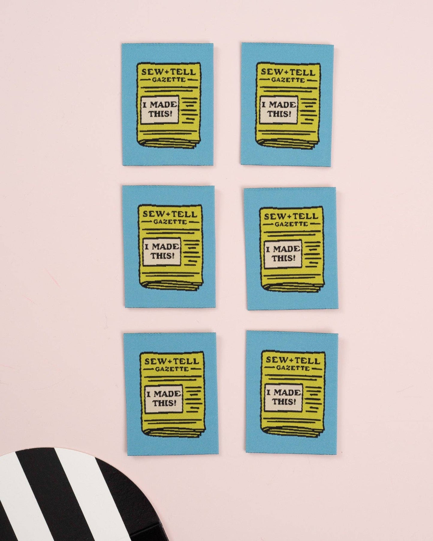 Sew and Tell Gazette Large Garment Labels: Set of 6