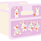 PREORDER: Meori Foldable Box in Rabbeats