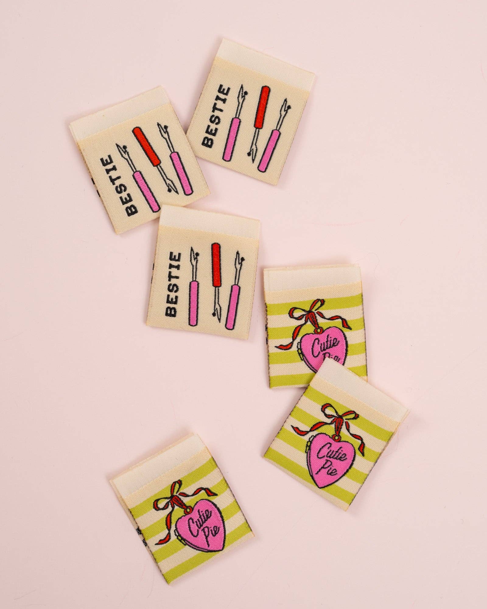 Cutie Pie Bestie Square Garment Labels: Multi Set of 6 – It’s Sew Sam