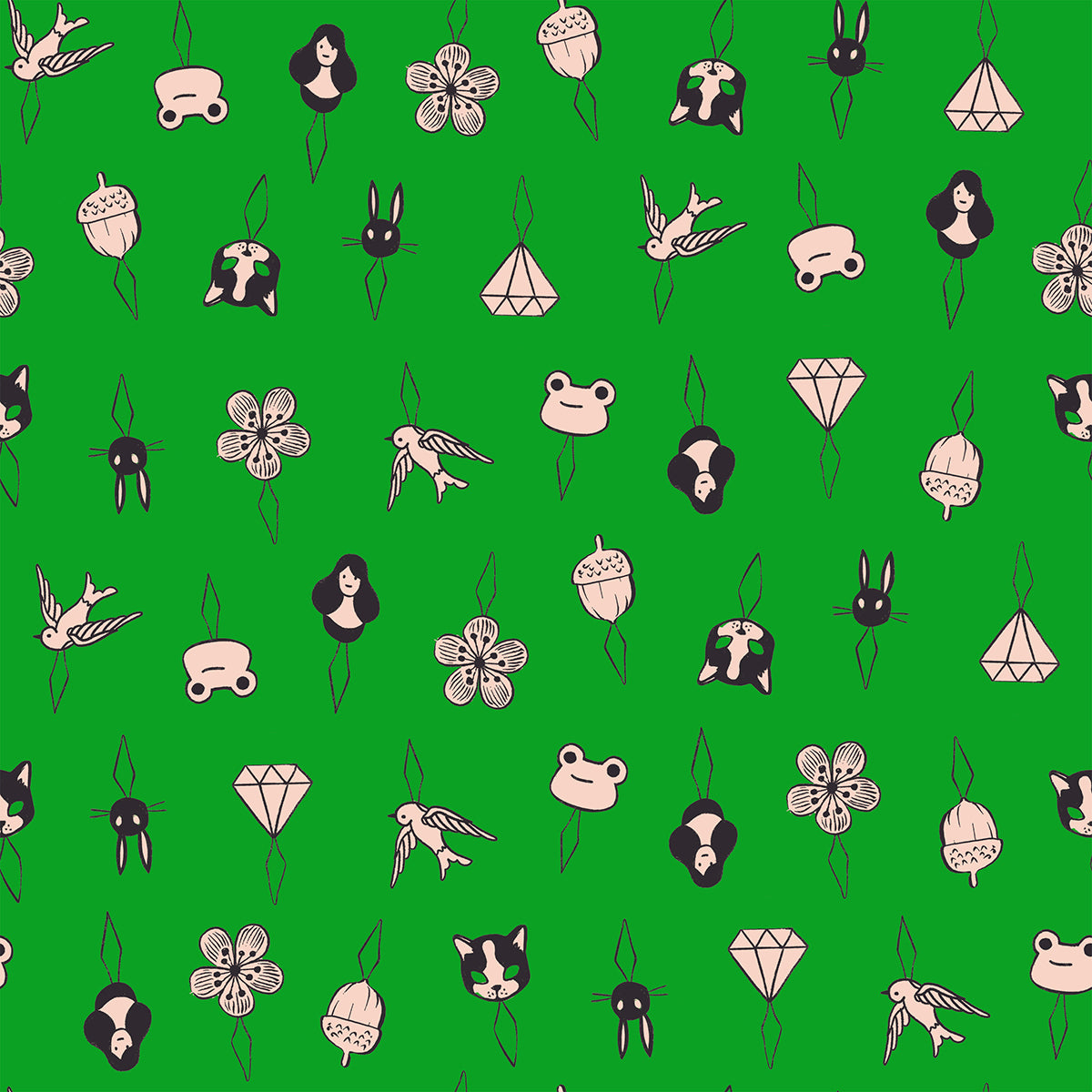 PREORDER: 1-800-NOTION Thread Charms in Deep Verdant