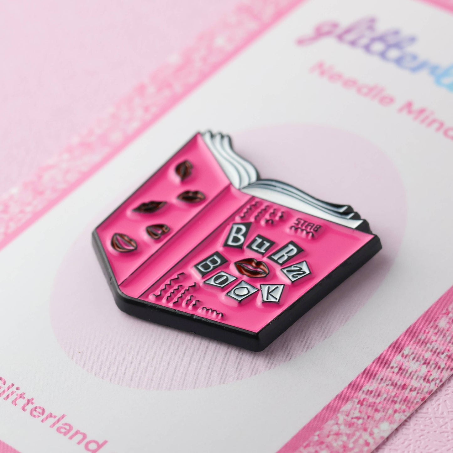 Mean Book Needle Minder Magnet