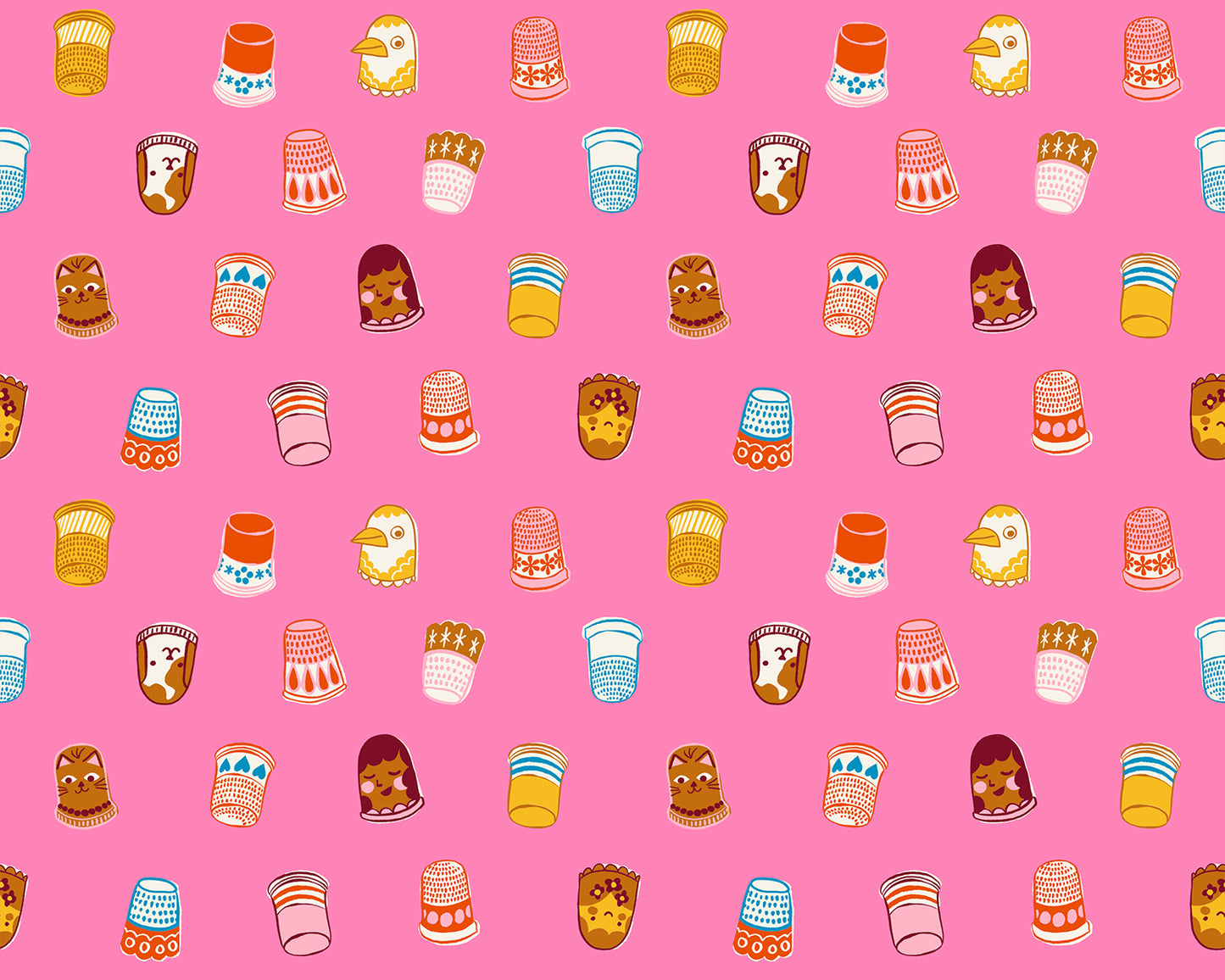 PREORDER: 1-800-NOTIONS Thimbles in Flamingo