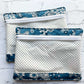 Embroidery Project Bag, Clear Zipper Bag