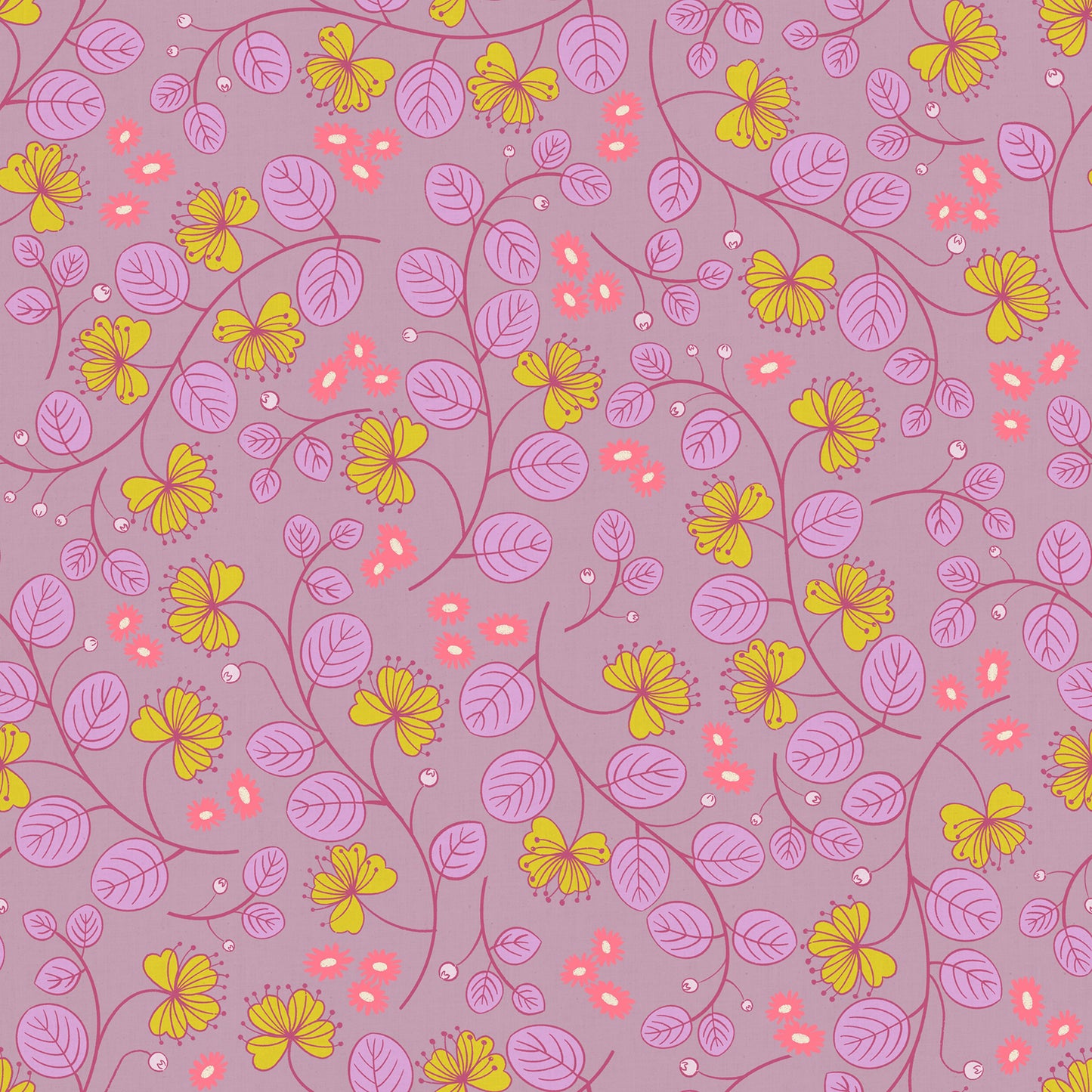 PREORDER: Lofi Caper Floral in Pale Lilac