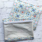 Embroidery Project Bag, Clear Zipper Bag