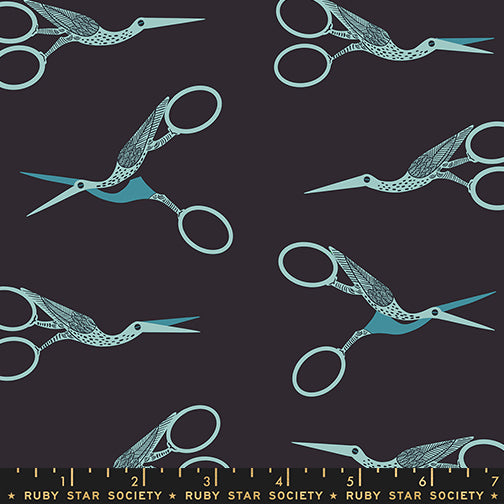 PREORDER: 1-800-NOTION Stork Scissors in Soft Black