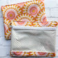 Embroidery Project Bag, Clear Zipper Bag
