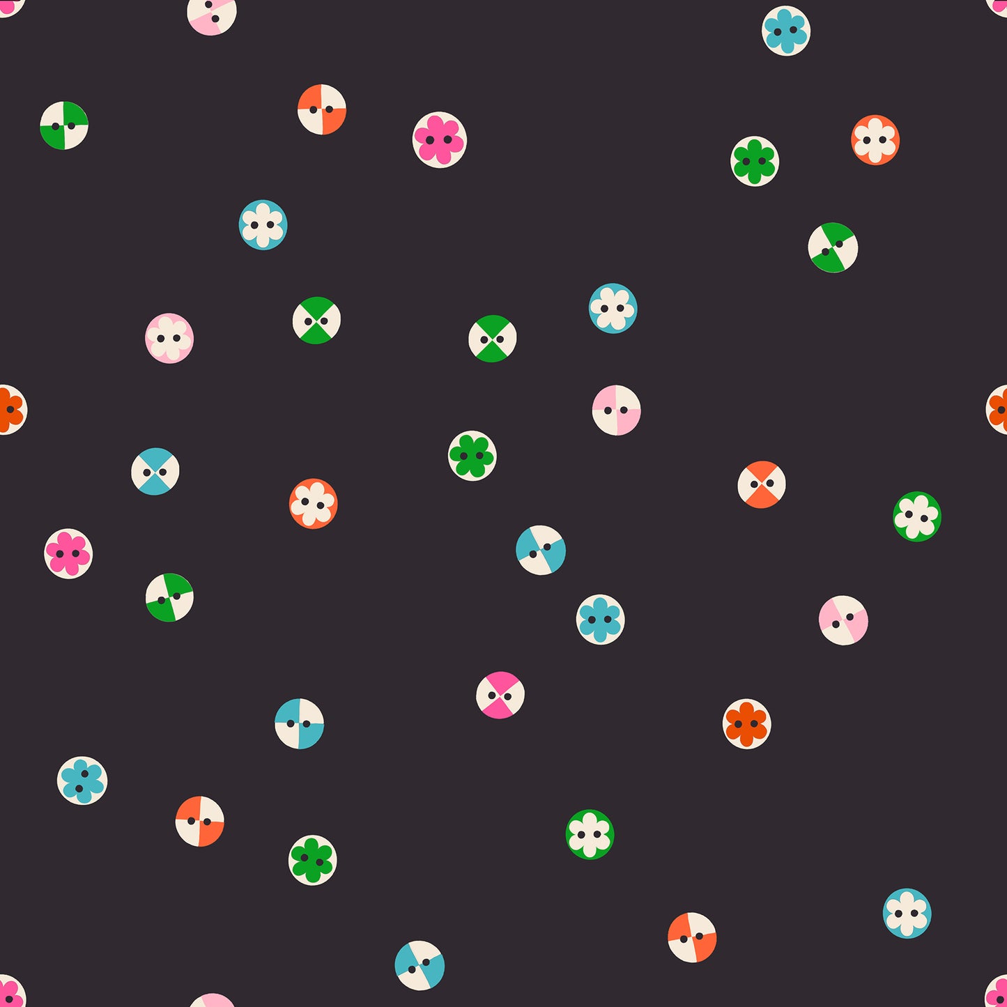 PREORDER: 1-800-NOTION Buttons in Soft Black