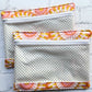 Embroidery Project Bag, Clear Zipper Bag