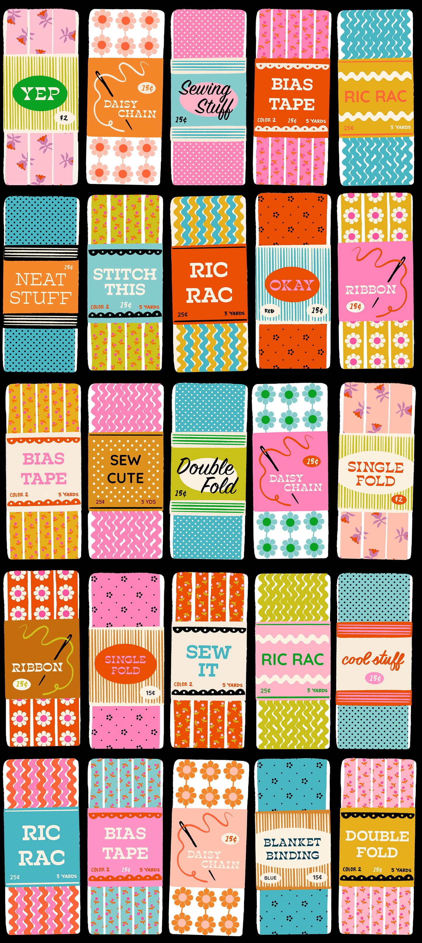 PREORDER:1-800-NOTION Sew Cute in Soft Black