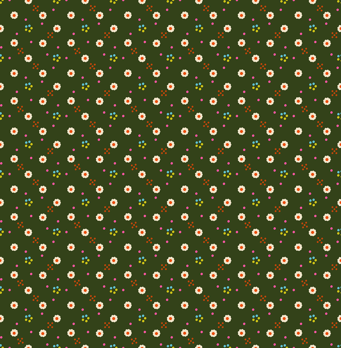 PREORDER: 1-800-CALICO Bandana in Mossy