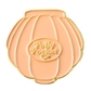 Shell Pocket Doll Compact Needle Minder Magnet