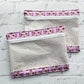 Embroidery Project Bag, Clear Zipper Bag