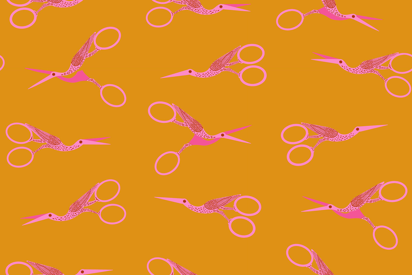 PREORDER: 1-800-NOTIONS Stork Scissors in Honey