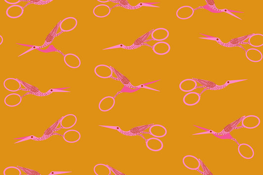 PREORDER: 1-800-NOTIONS Stork Scissors in Honey