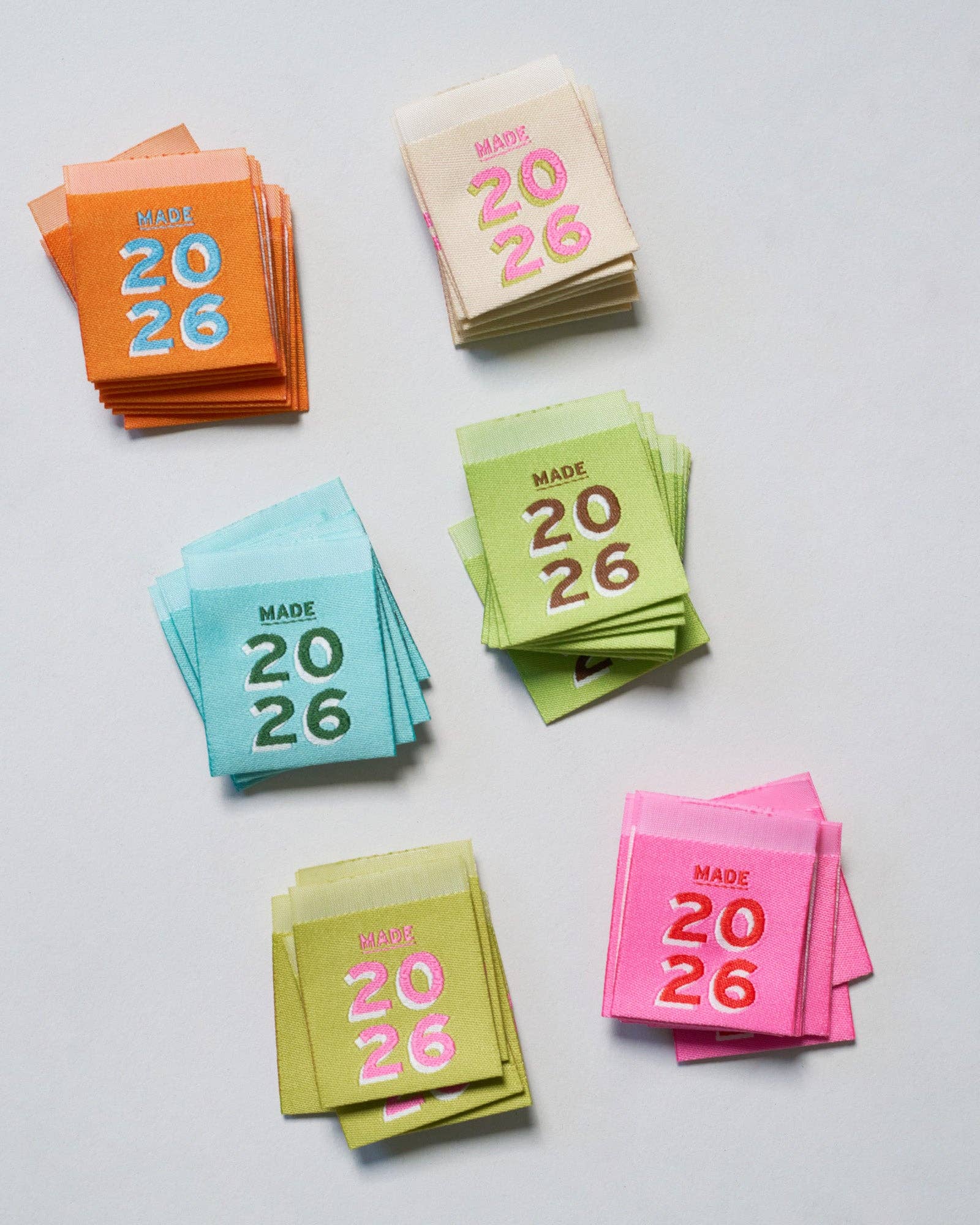 2026 Square Garment Labels: Multi Set of 6 – It’s Sew Sam