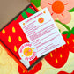 Strawberry Whole Cloth Quilt Kit – Beginner Sewing Kit
