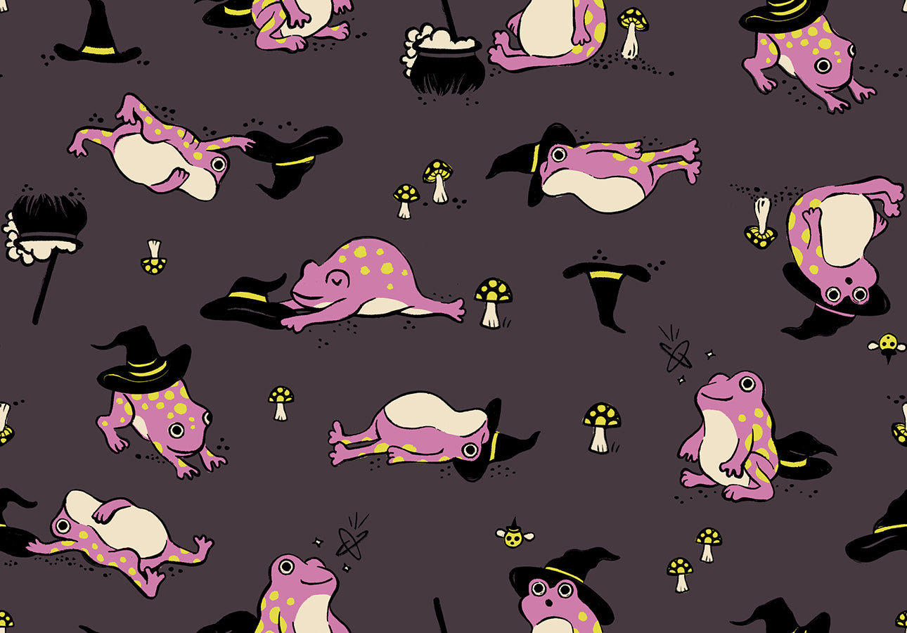 PREORDER: Freaky Familiars Frogmiliars in Eggplant