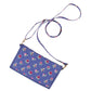 Calais Blue Floral Purse Organizer