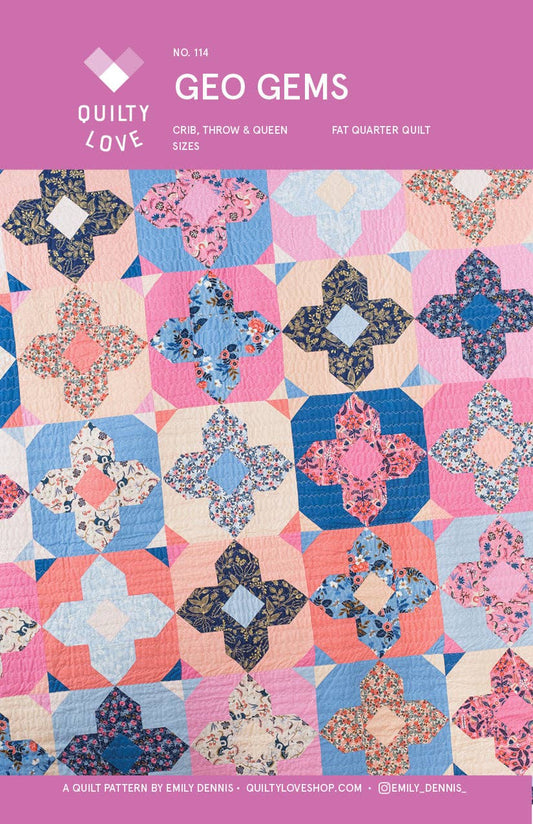 Geo Gems PAPER Quilt Pattern