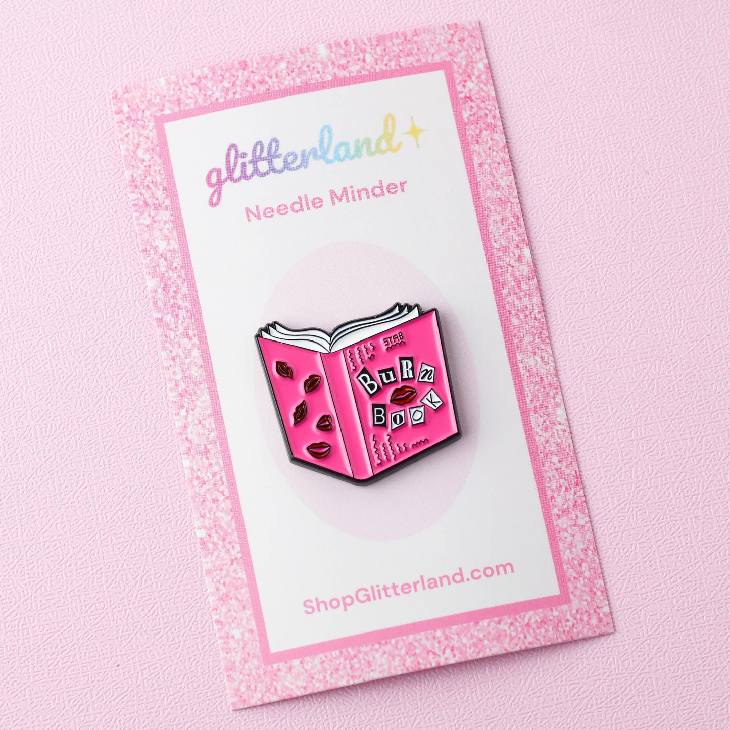 Mean Book Needle Minder Magnet