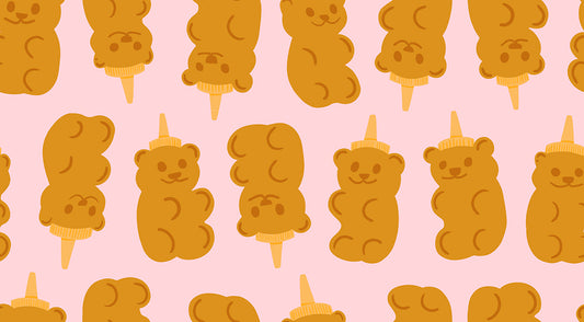 PREORDER: Egg and Friends Honey Bears in Cotton Candy Pink