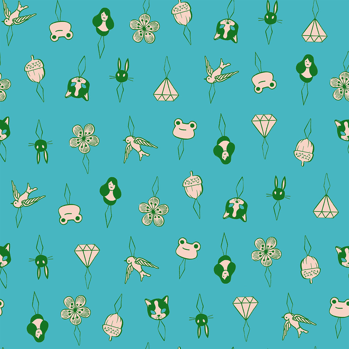PREORDER:  1-800-NOTIONS Thread Charms in Turquoise