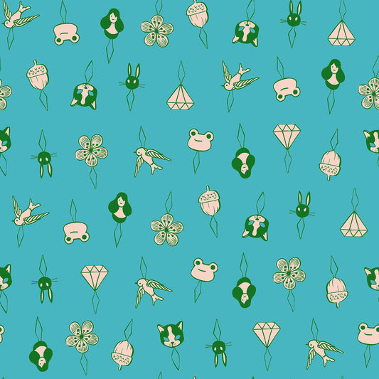 PREORDER:  1-800-NOTIONS Thread Charms in Turquoise