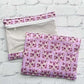 Embroidery Project Bag, Clear Zipper Bag