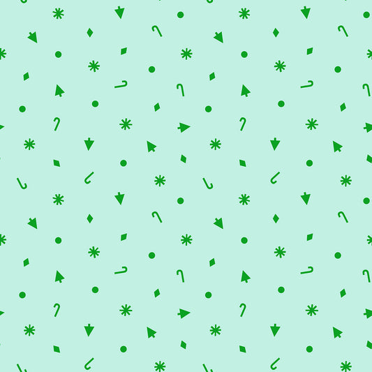 PREORDER: Merry Happy Christmas Confetti in Mint